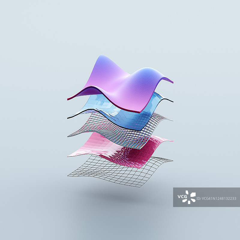 不同材料的层次图片素材