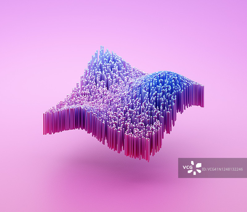 复杂波浪形状图片素材