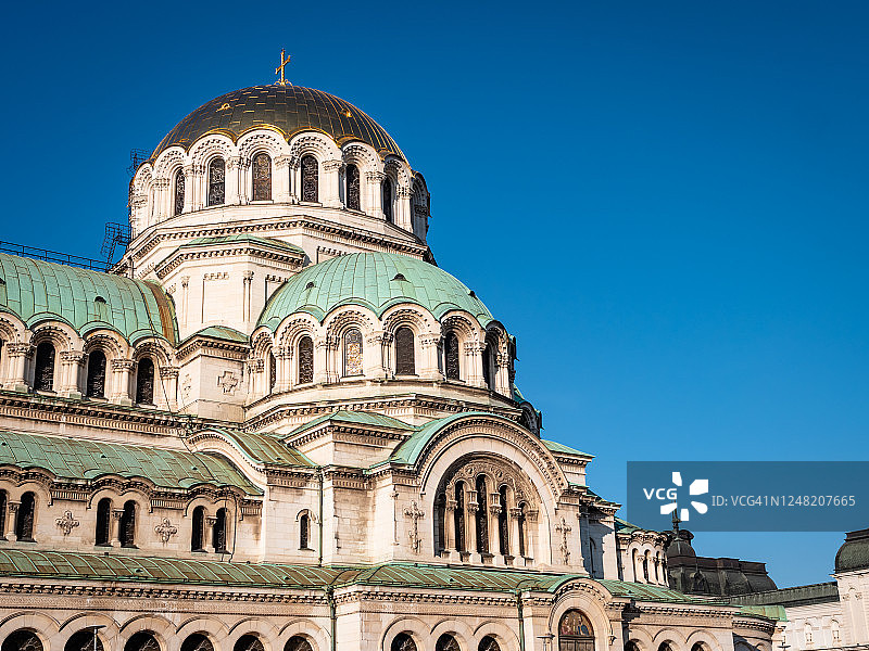 索非亚圣亚历山大·涅夫斯基大教堂，保加利亚图片素材