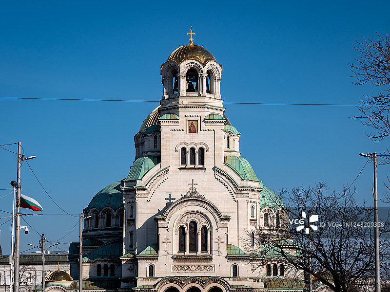 索非亚圣亚历山大·涅夫斯基大教堂，保加利亚图片素材