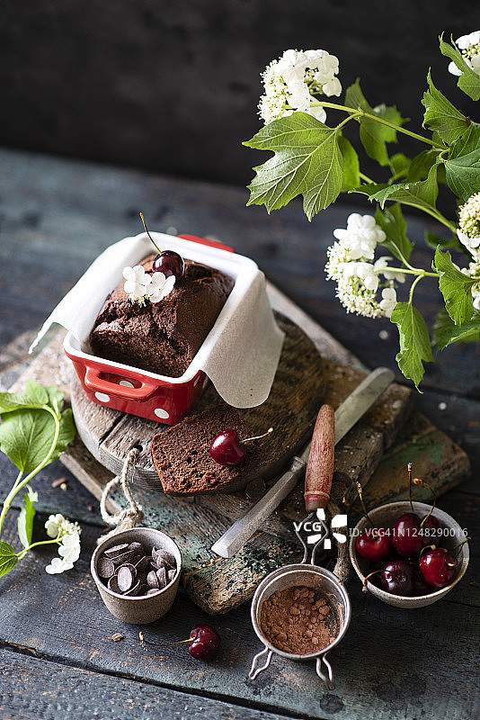 香蕉蛋糕图片素材