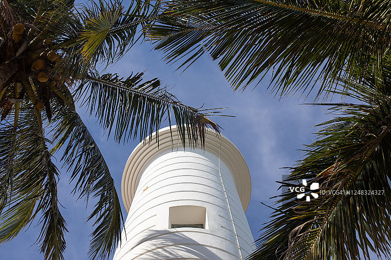 斯里兰卡加勒的灯塔图片素材