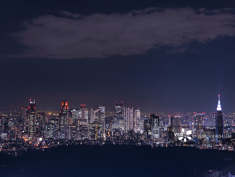 东京夜景图片素材