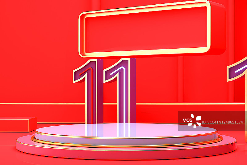 3D渲染的展位特写图片素材