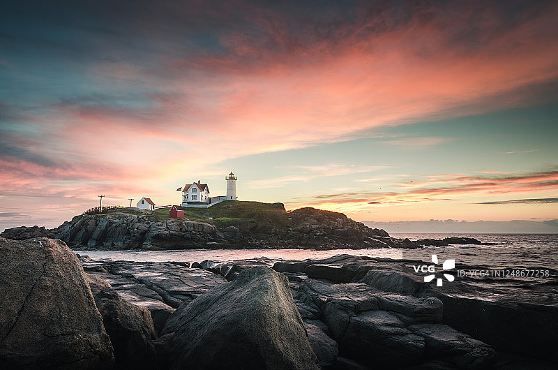 纽布尔灯塔图片素材