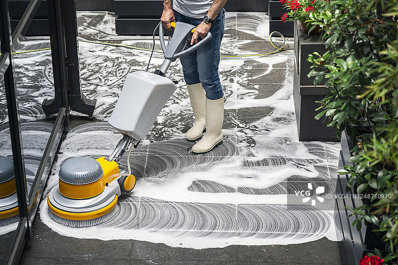 地面清洗机图片素材