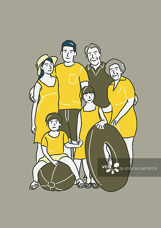 三代人图片素材