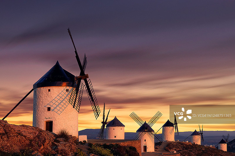 在堂吉诃德的土地上 - 孔苏埃格拉（西班牙托莱多）图片素材