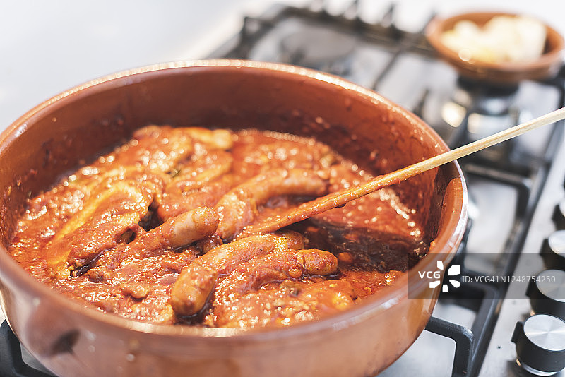 香肠配番茄图片素材