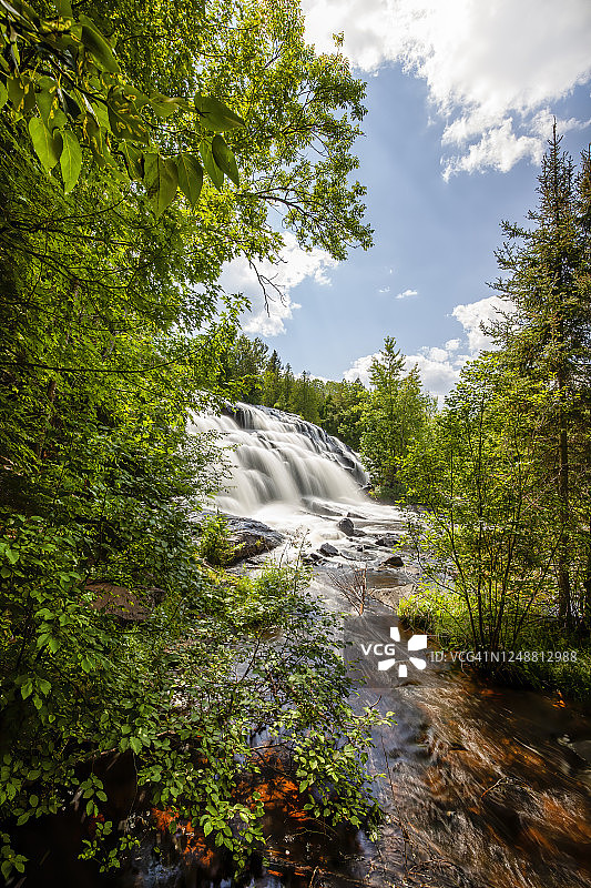 邦德瀑布图片素材