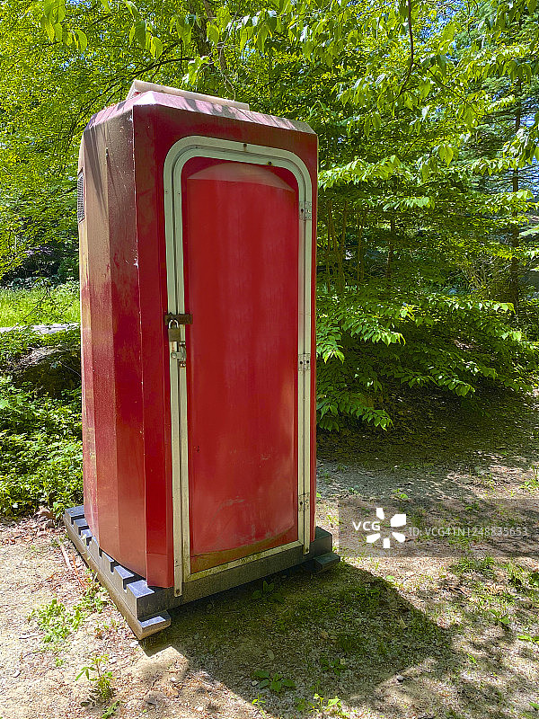 可移动式厕所图片素材