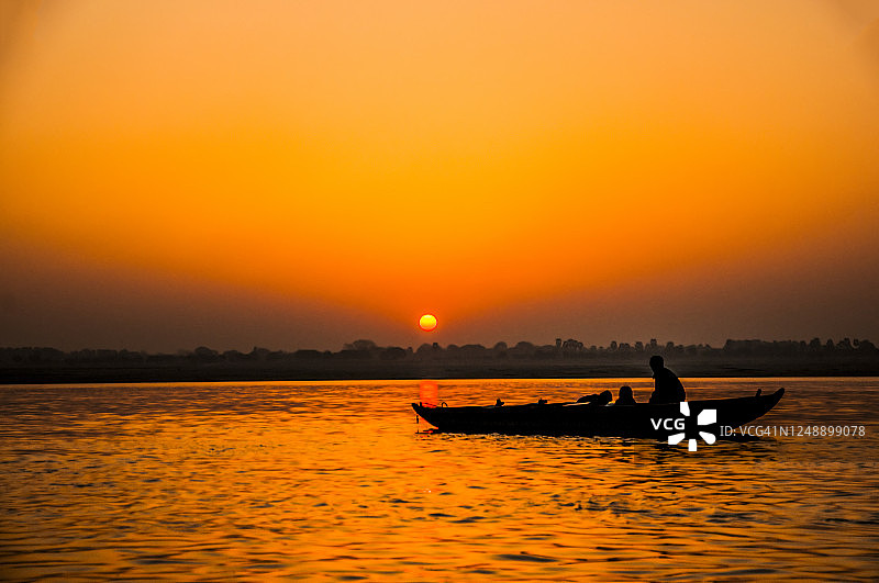 恒河日出图片素材