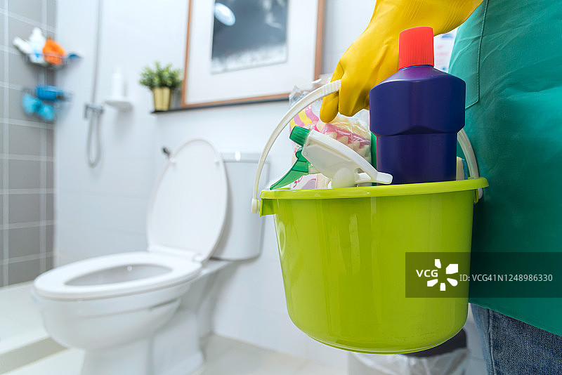 女保洁员家务服务图片素材