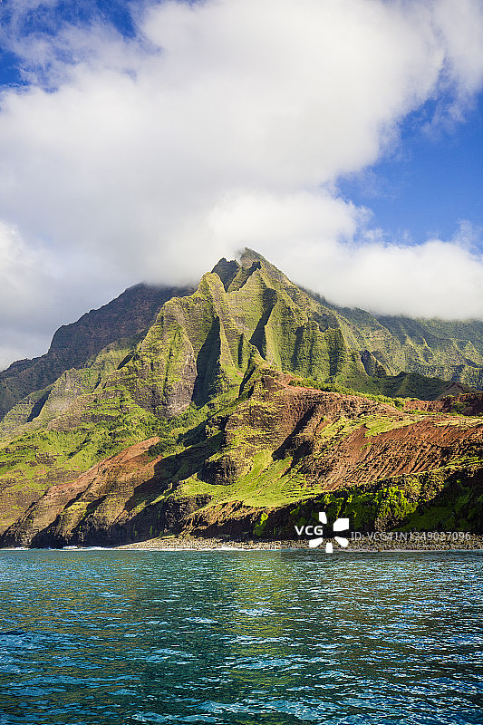 夏威夷可爱岛纳帕利海岸风光图片素材