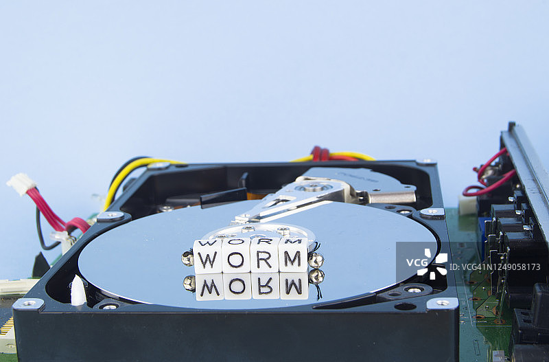 蠕虫：旨在感染其他计算机的程序图片素材