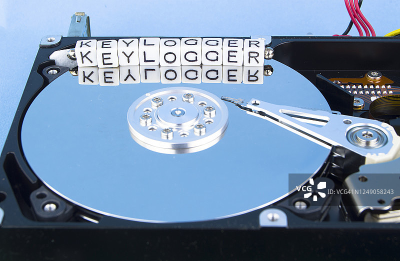 键盘记录器：记录电脑上的击键的程序图片素材