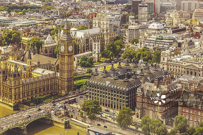 伦敦威斯敏斯特城市风光图片素材