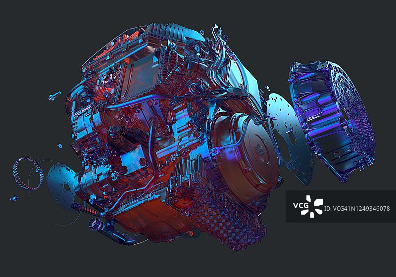 汽车发动机图片素材
