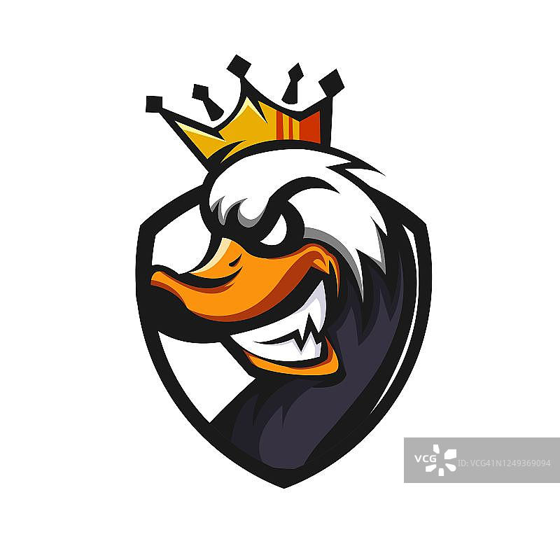 动物之王吉祥物标志图片素材