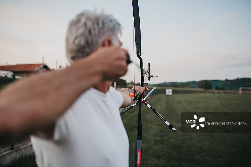 弓箭手训练中图片素材