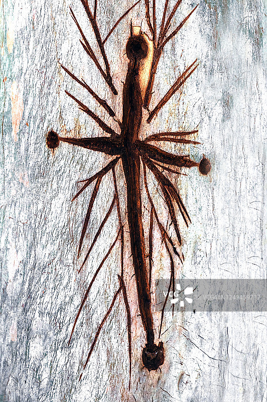 圣十字架树雕图片素材