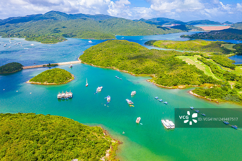 中国香港西贡村的风景图片素材