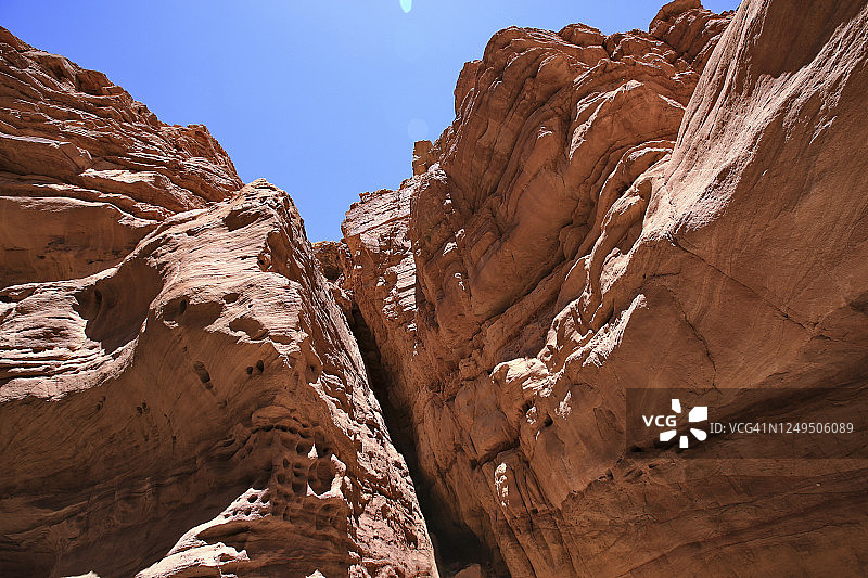 以色列埃拉特附近的红峡谷图片素材