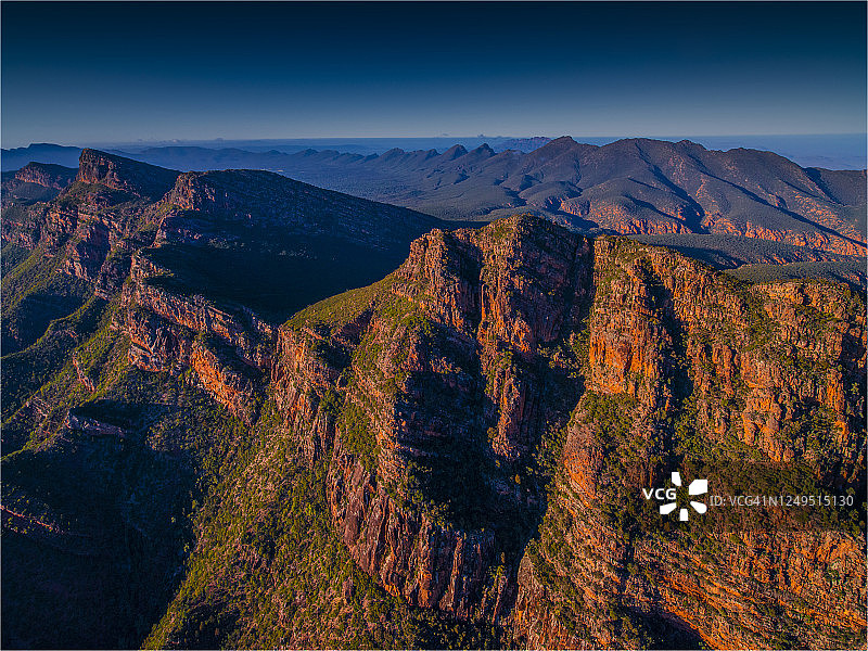弗林德斯山脉国家公园航拍景观，位于南澳大利亚威尔佩纳庞附近图片素材