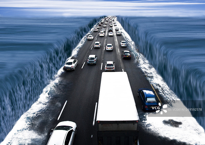 穿越红海图片素材