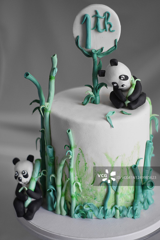 熊猫蛋糕图片素材