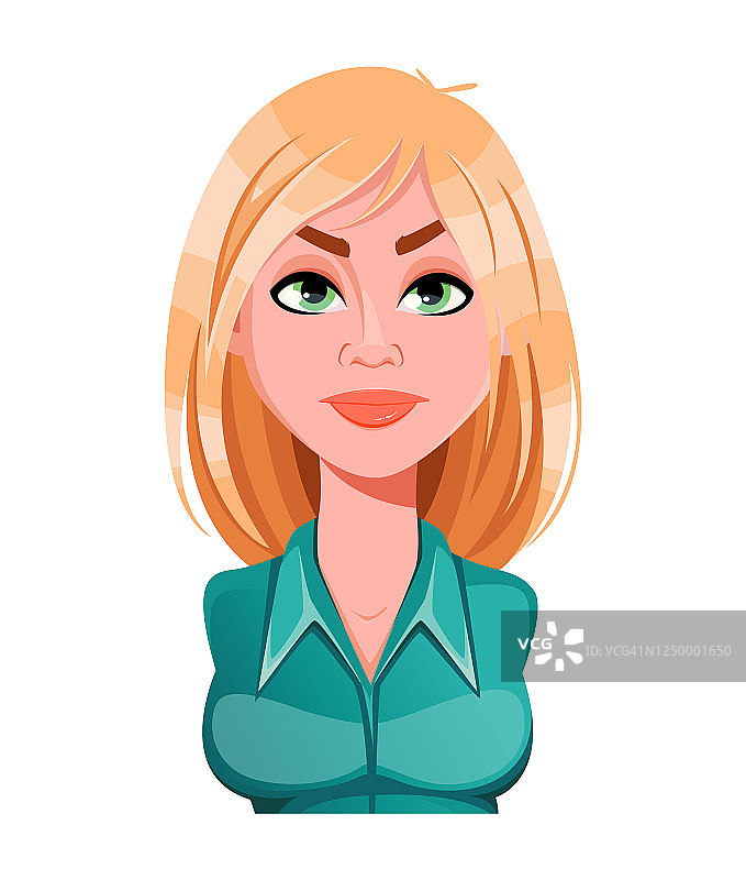 美丽女人的愤怒表情图片素材