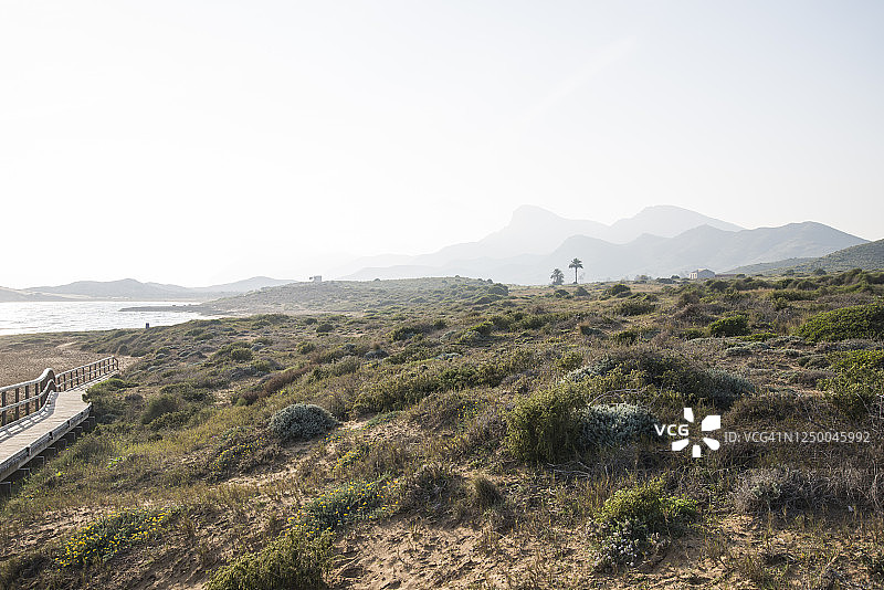 卡塔赫纳卡布兰克地区公园，西班牙穆尔西亚图片素材