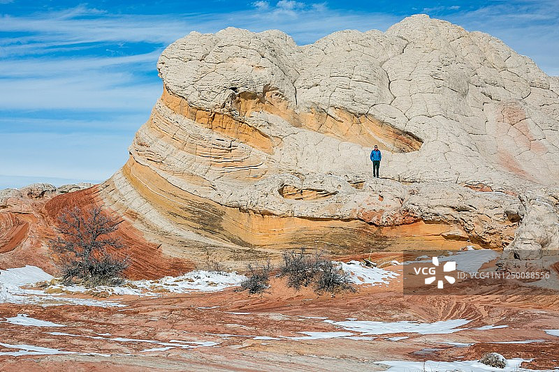 亚利桑那州白口袋的蓝天图片素材