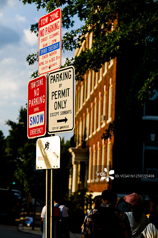 哈佛街景图片素材