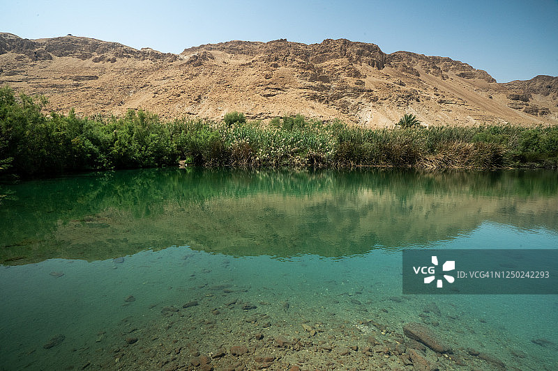 以色列死海Ein Feshkha图片素材