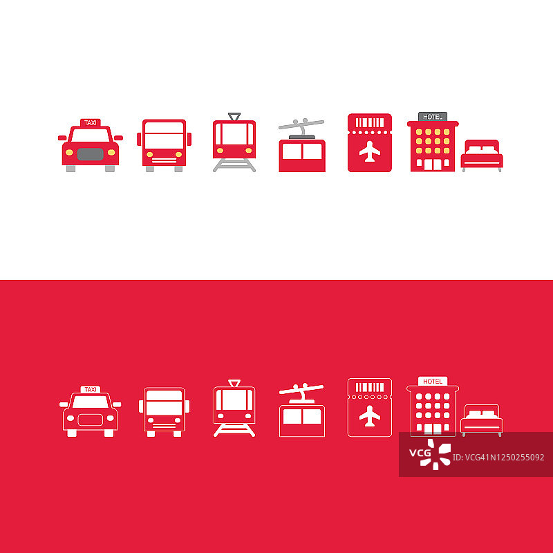 旅行图标插画图片素材