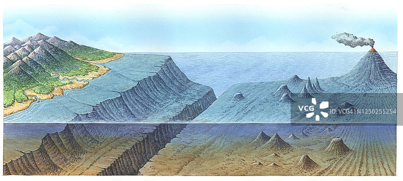 海底插画图片素材