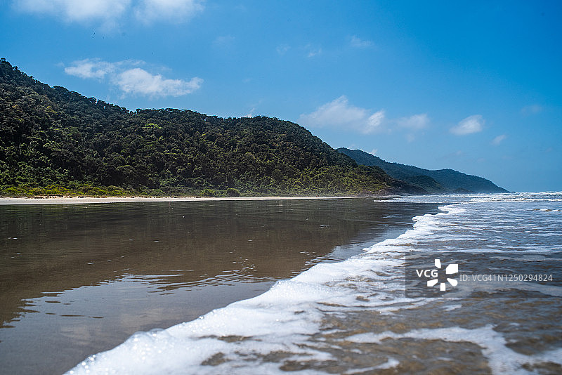 圣保罗巴拉多乌纳的荒凉海滩图片素材