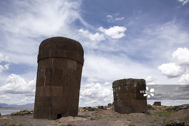 锡卢斯塔尼的丘尔帕墓图片素材