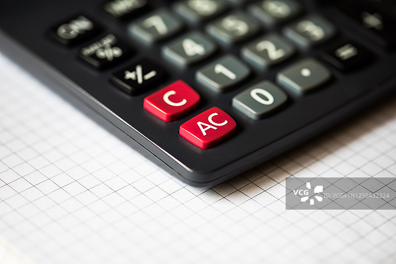 计算器特写图片素材