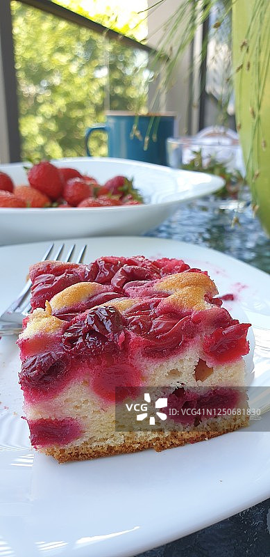 美味的樱桃派图片素材