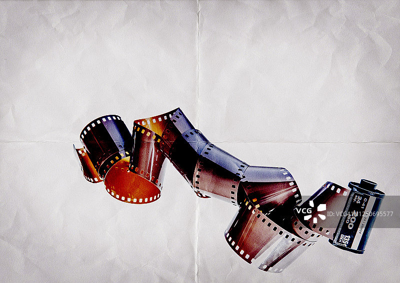 纸上的底片图片素材