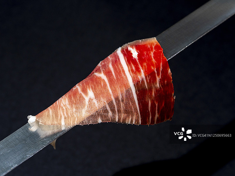 切割伊比利亚火腿图片素材