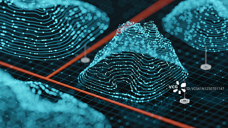 全息景观抽象背景图片素材