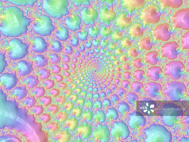 彩色分形背景图片素材