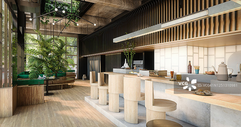 现代室内咖啡馆图片素材