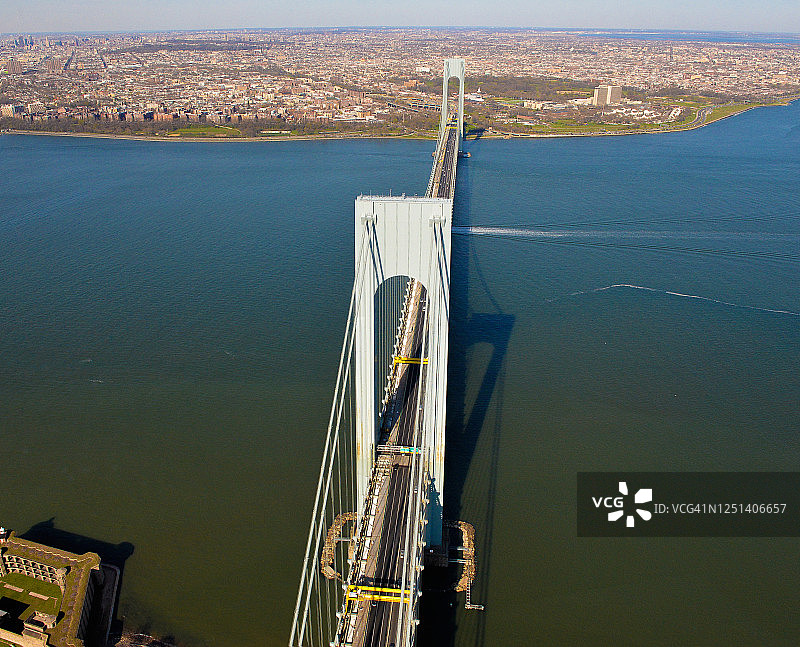 韦拉扎诺桥和水道3图片素材