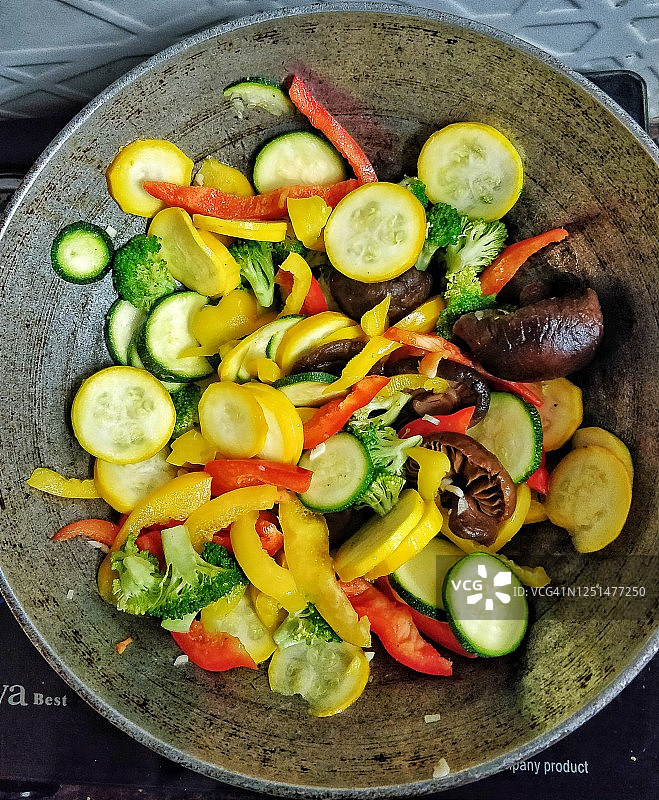 炒蔬菜图片素材