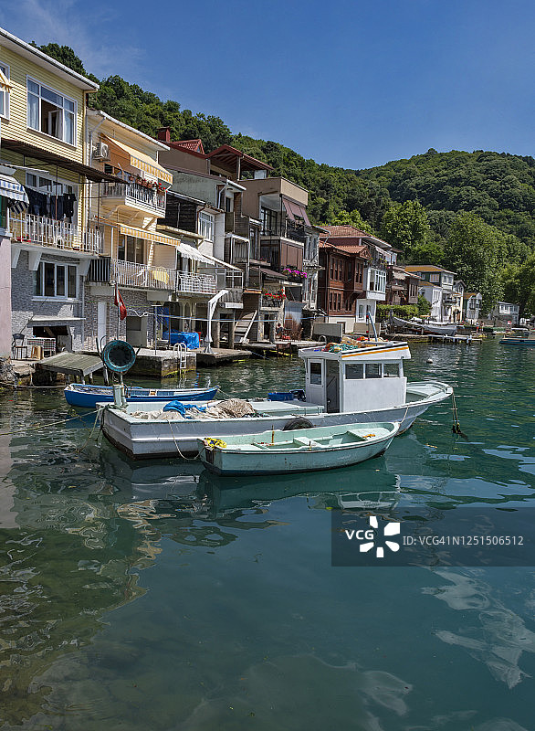 土耳其伊斯坦布尔省贝科兹区的阿纳多卢卡瓦吉村图片素材
