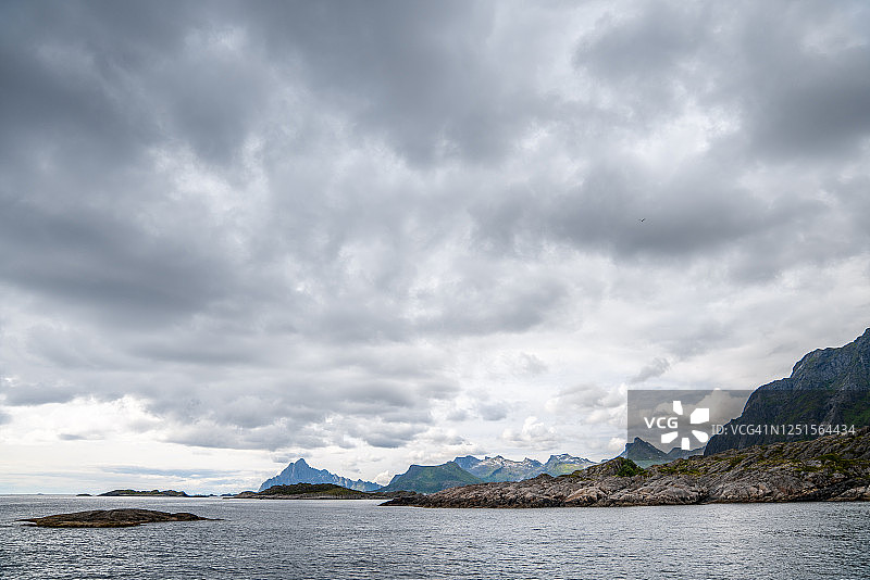 挪威斯沃尔韦尔岛屿风光图片素材